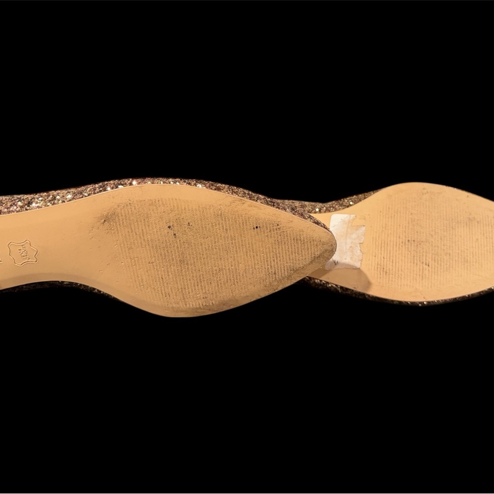 Talbots Glittering Gold Flats - Picture 4 of 5